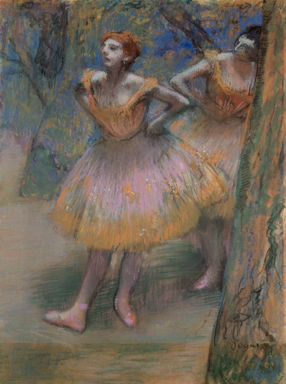 Dva tanečníci od Hilaire Germain Edgar Degas