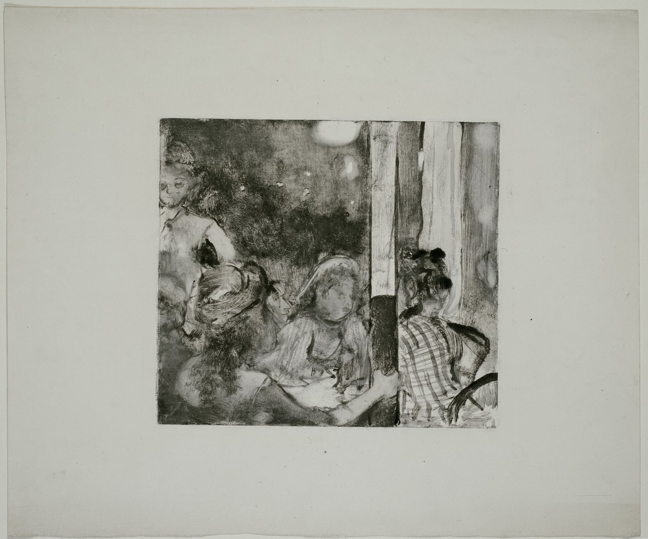 Ženy na večerní terase kavárny od Hilaire Germain Edgar Degas
