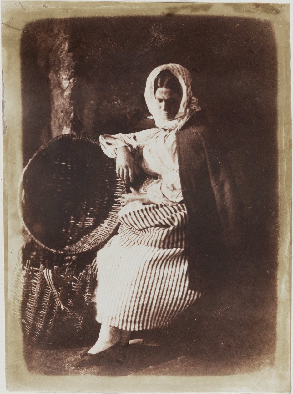 Elizabeth Johnstone, sedící Newhaven Fishwife od Hill and Adamson
