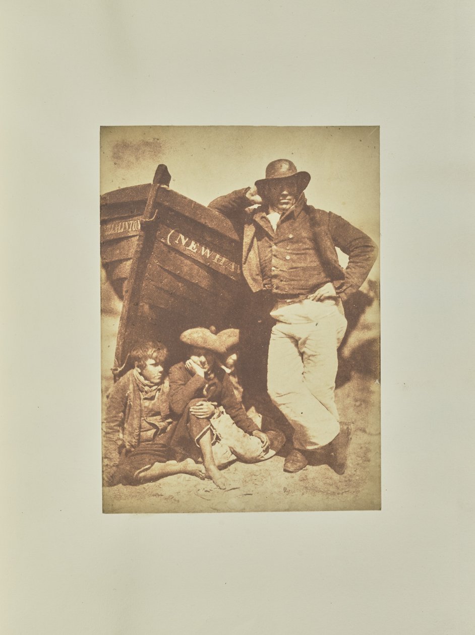 [James Linton a tři chlapci] od Hill and Adamson