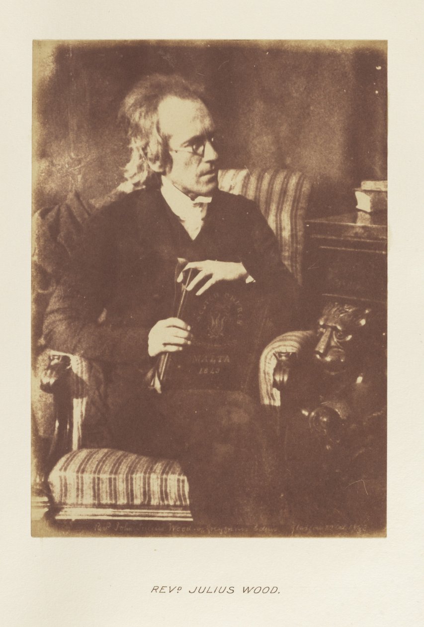 [Rev. John Julius Wood z Greyfriars v Edinburghu] od Hill and Adamson