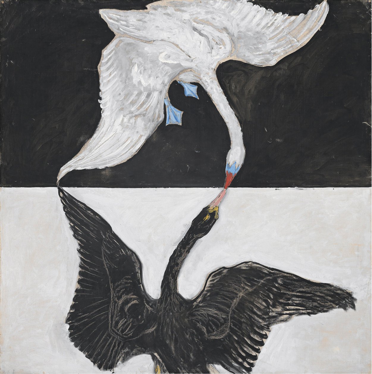 Skupina IX/SUW, č. 1, The Swan, č. 1 od Hilma af Klint
