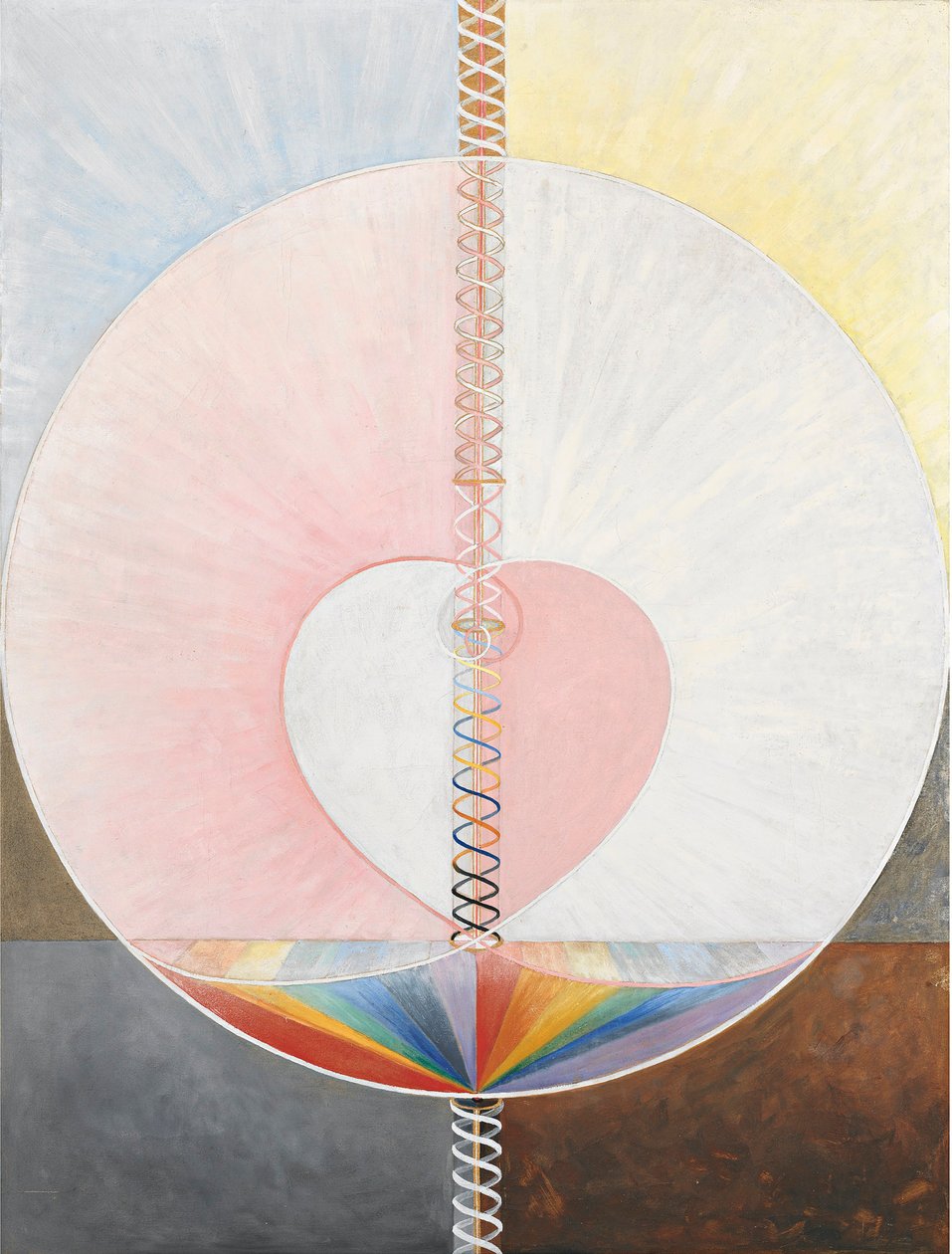 Skupina IX/UW, č. 25, Holubice, č. 1 (olej na plátně) od Hilma af Klint