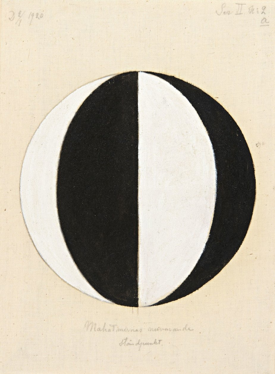 Současný postoj Mahátmů od Hilma af Klint