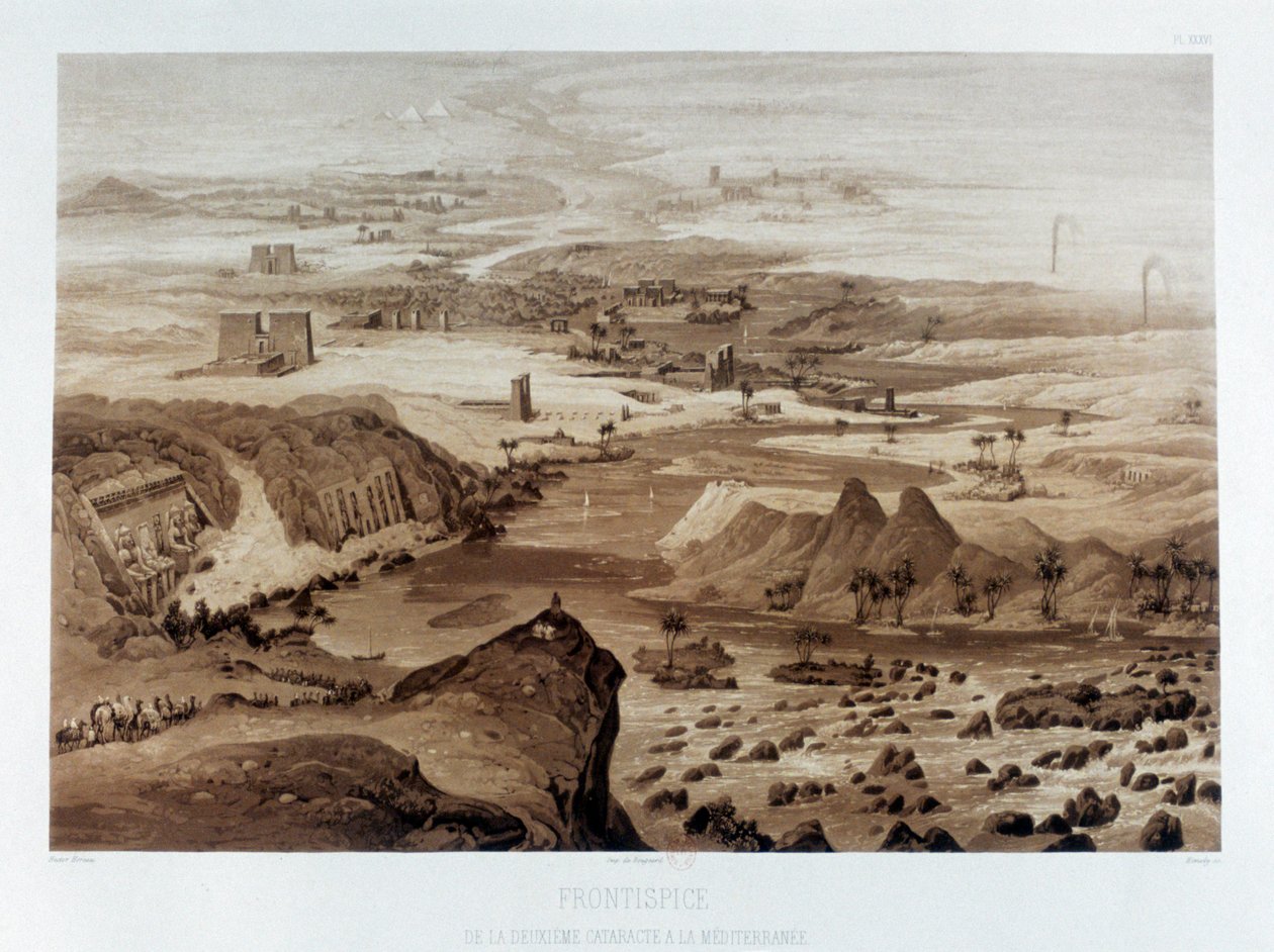 „Od druhého kataraktu ke Středomoří“, Egypt, 1841 od Himely