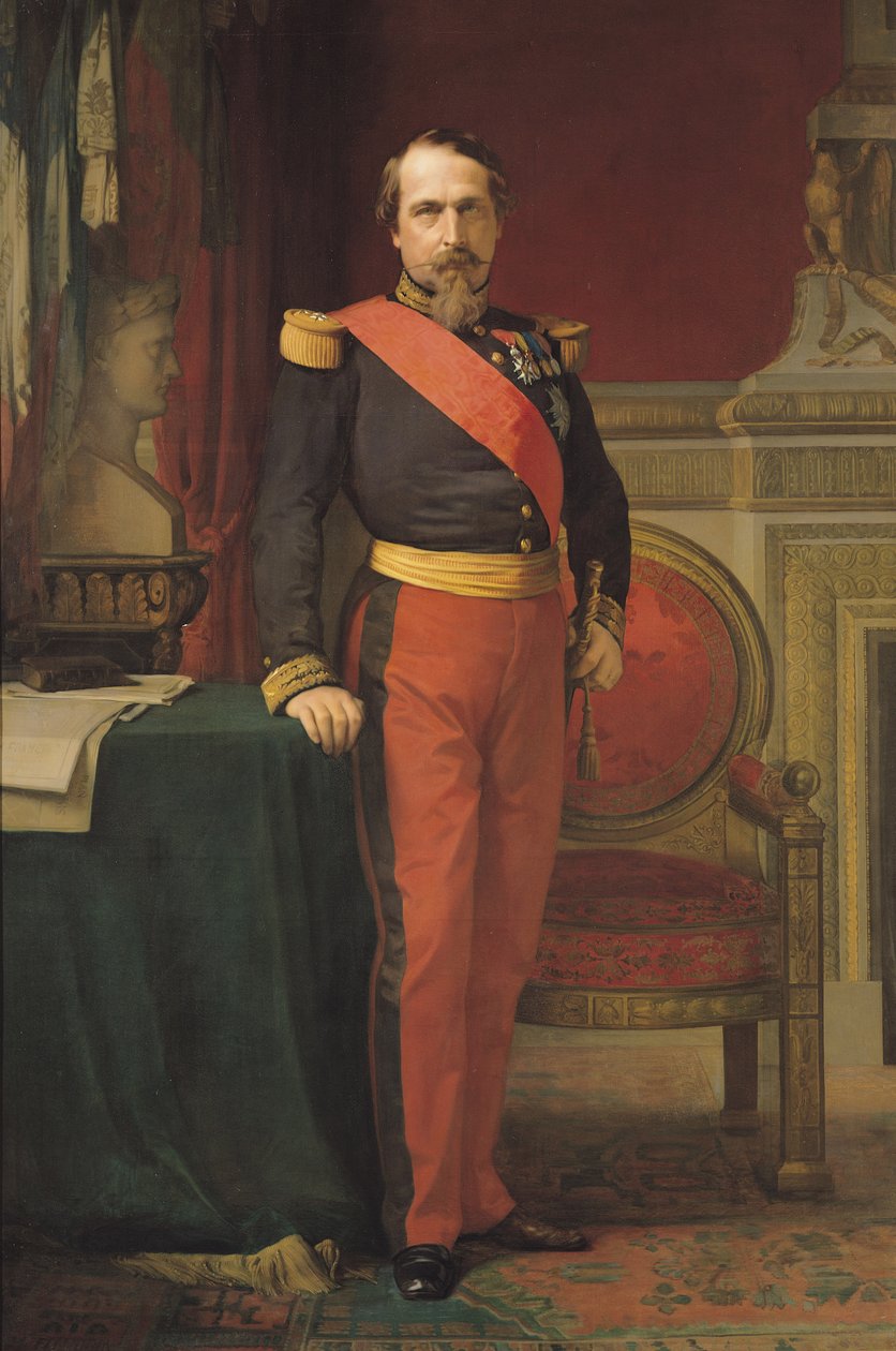 Portrét Napoleona III (1808-73) 1862 od Hippolyte Flandrin