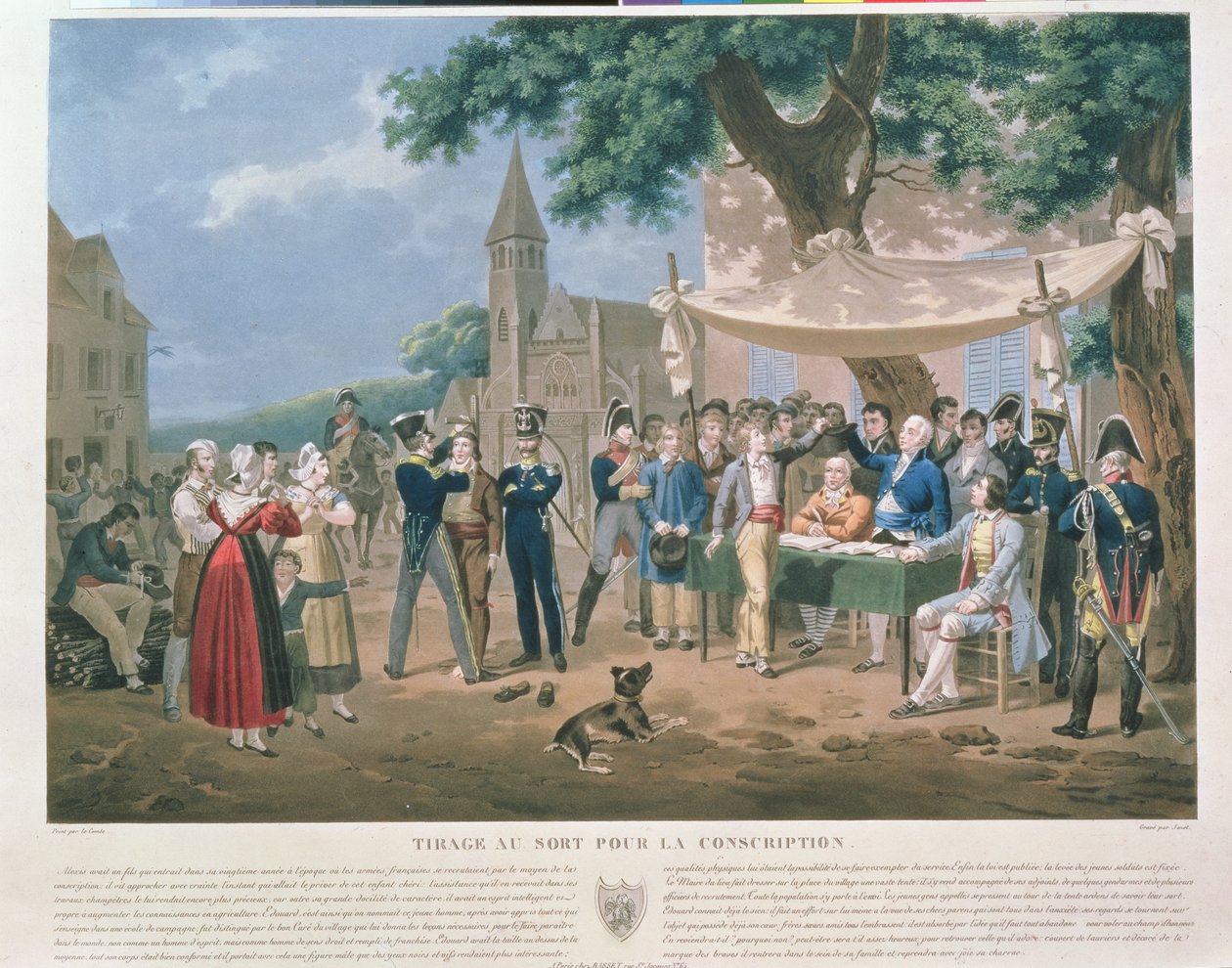 Losování pro odvod od Hippolyte Lecomte