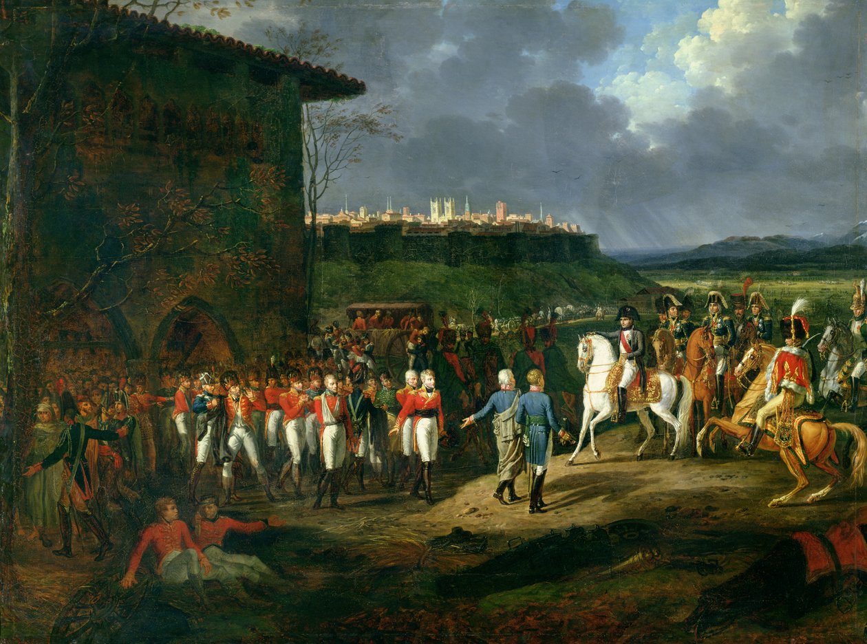 Angličtí zajatci v Astorze byli prezentováni Napoleonu Bonaparte (1769-1821) v roce 1809, 1810 (viz také 225165) od Hippolyte Lecomte