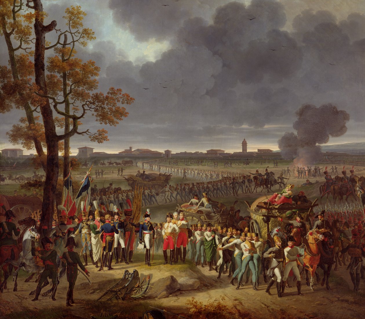 Druhé obléhání Mantovy 2. února 1797, kolem roku 1812 od Hippolyte Lecomte