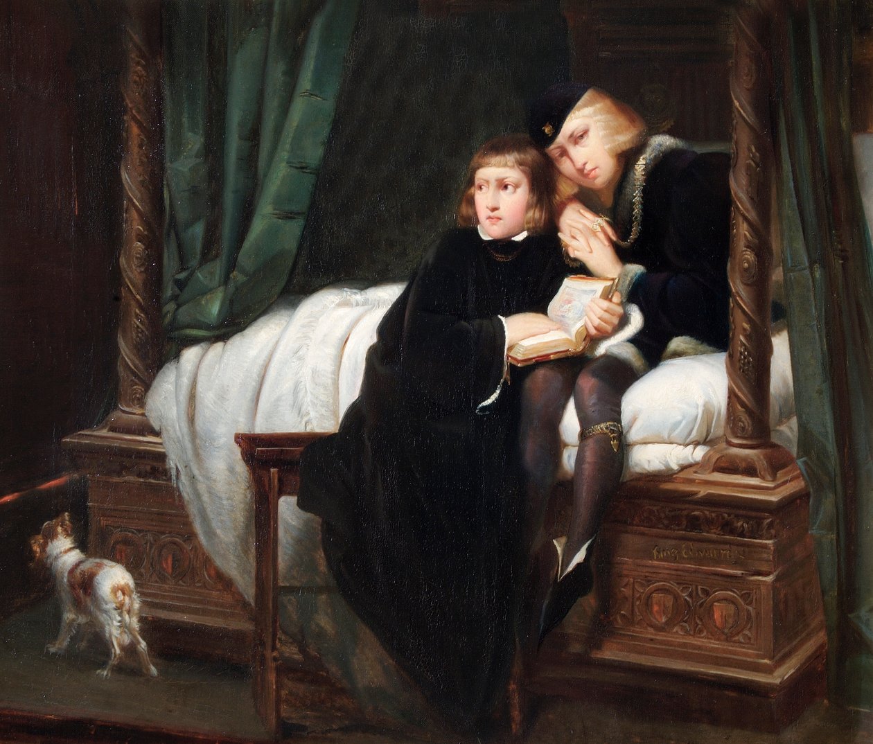 Princové ve věži od Hippolyte (1797 1856) (after) Delaroche