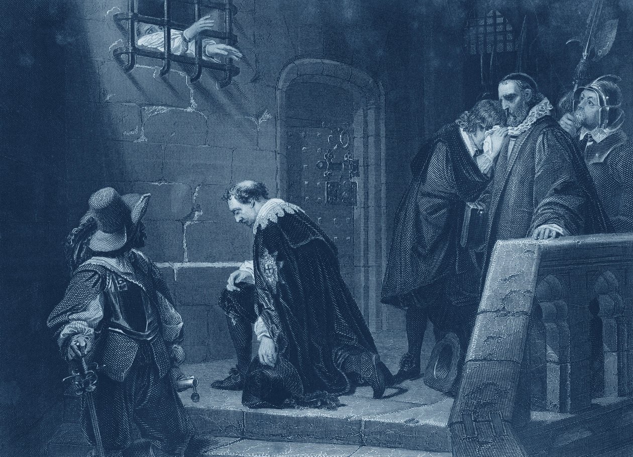 Lord Strafford vedl k popravě od Hippolyte Delaroche