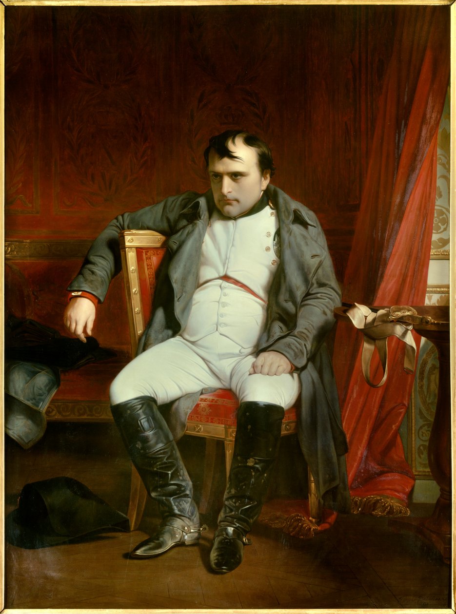 Portrét Napoleona I. ve Fontainebleau dne 31.3.1814 (1840 olej na plátně) od Paul Delaroche