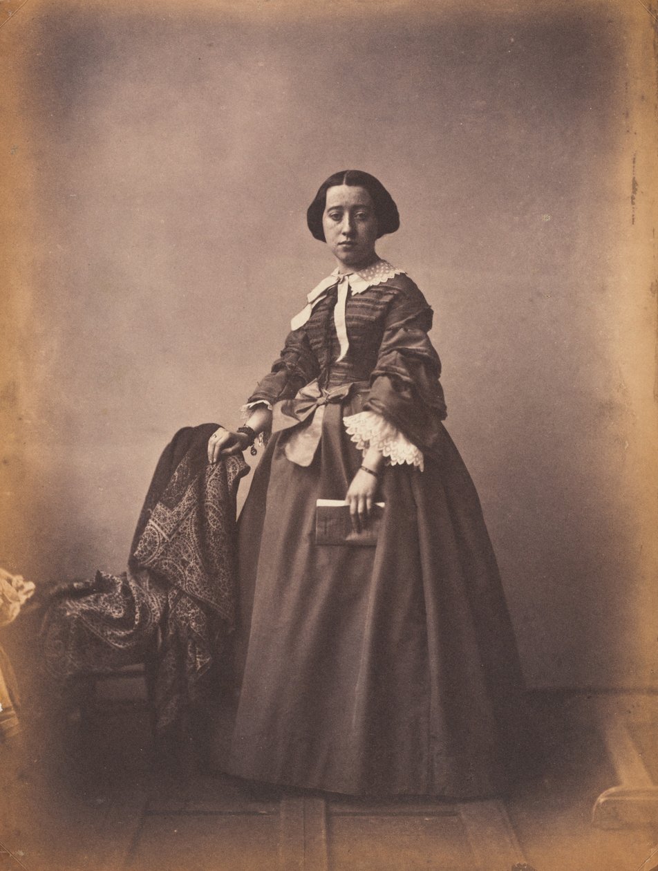 Georgina, morte à 20 ans (Georgina, mrtvá ve věku 20 let),c. 1852 (foto) od Hippolyte Bayard