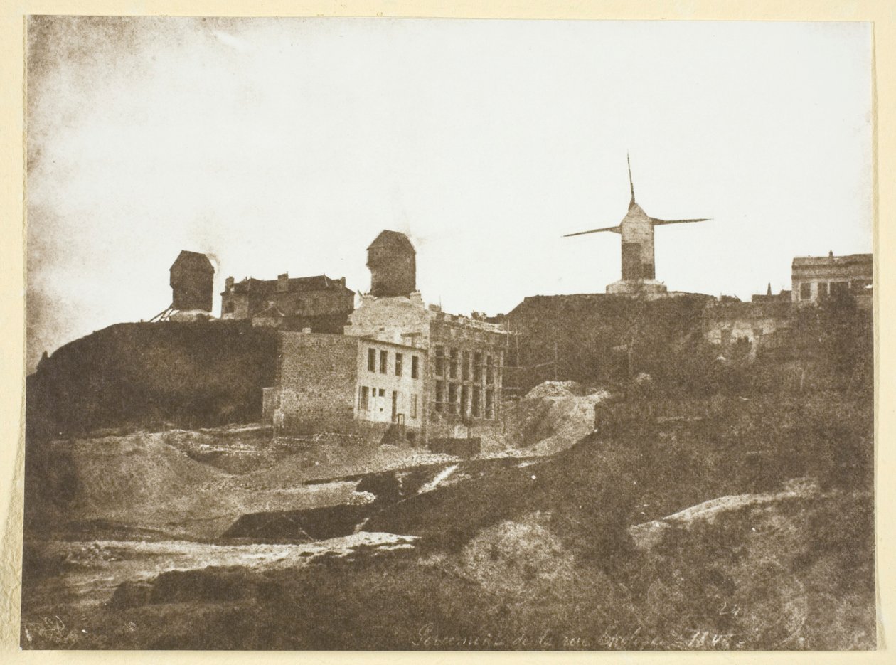 Moulins de Montmartre od Hippolyte Bayard