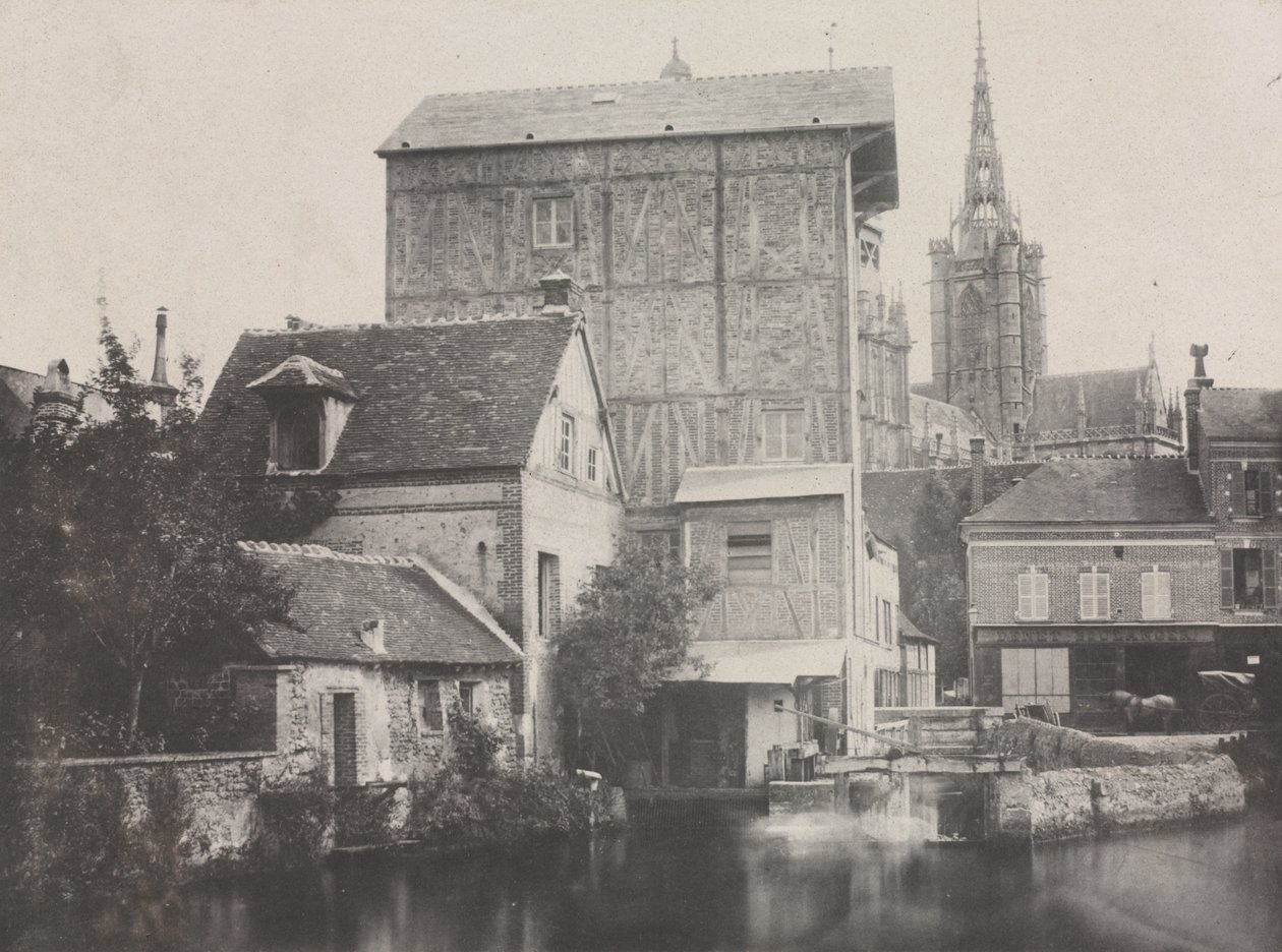 Pohled na Evreux od Hippolyte Bayard