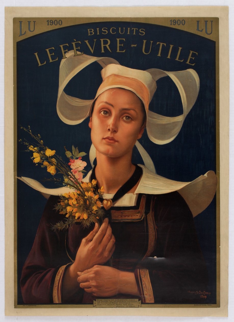 Sušenky Lefevre-Utile, 1900. od Hippolyte Berteaux