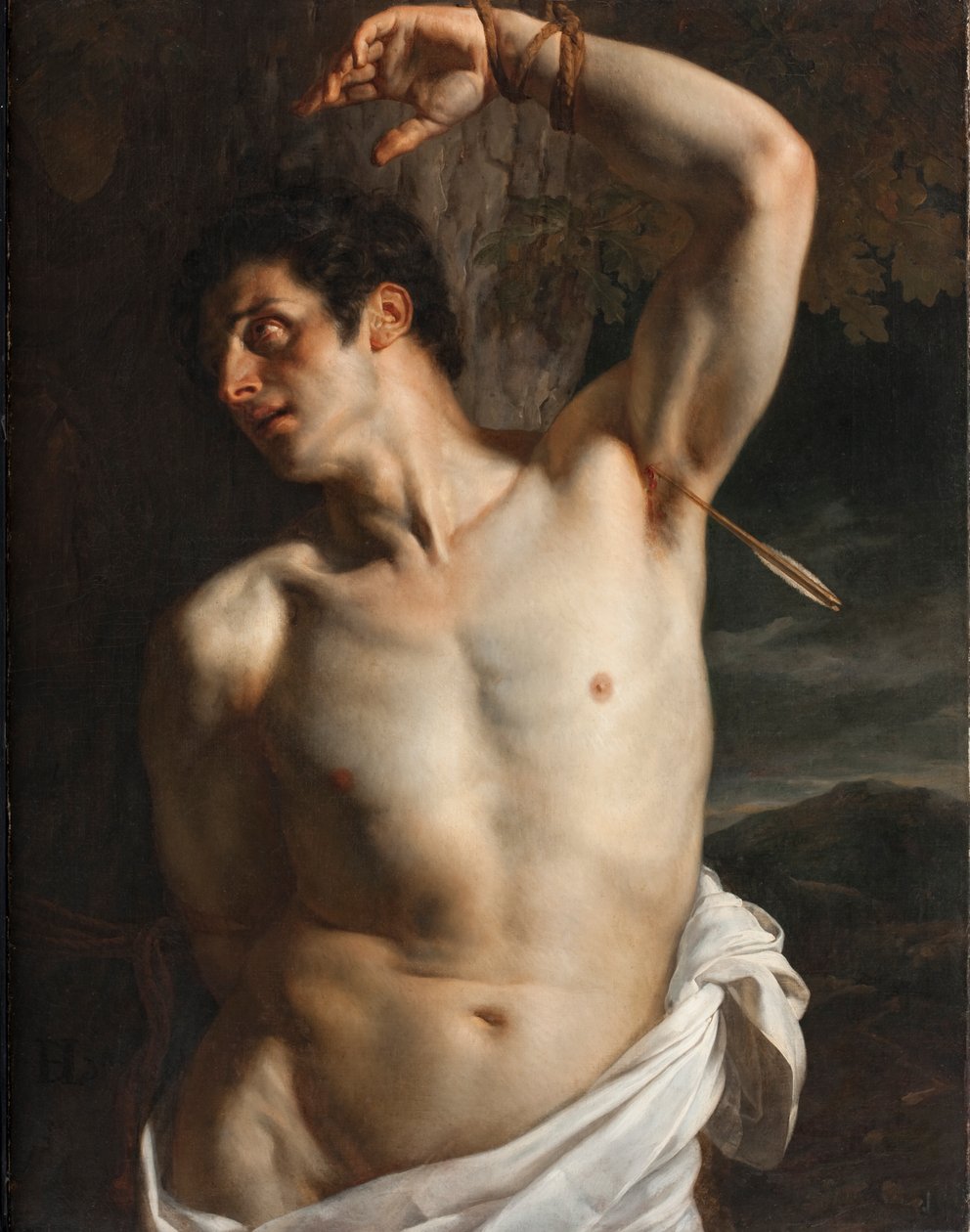 Svatý Šebestián od Hippolyte Delaroche