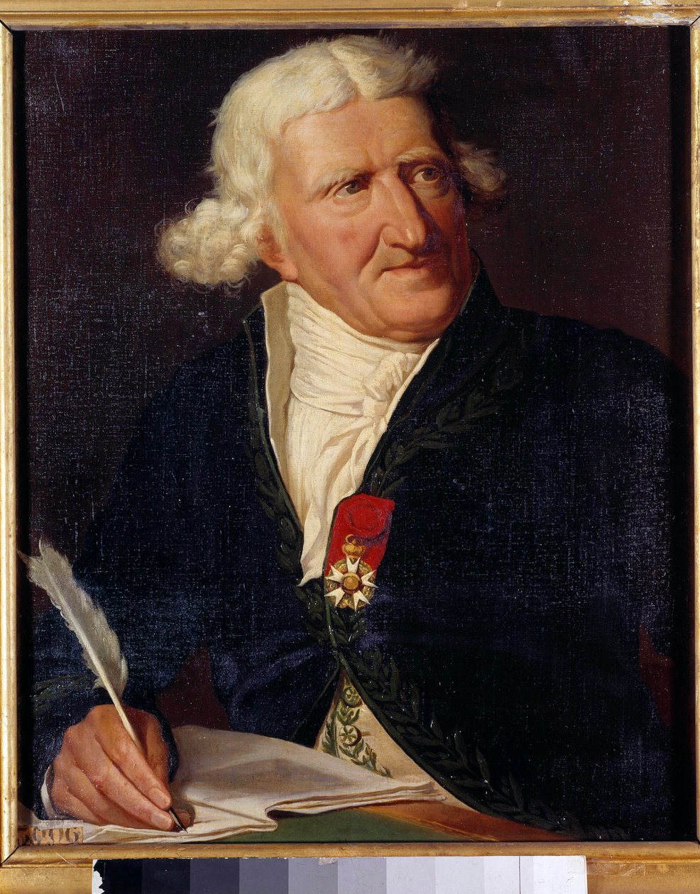 Portrét Antoina Augustina Parmentiera (1737-1813), francouzského vojenského lékárníka a agronoma Malba Hippolyte-Isodora DupuisColsona (1820-1862) 1857. Rozm. 0,65x0,54m. od Hippolyte Isidore Dupuis Colson