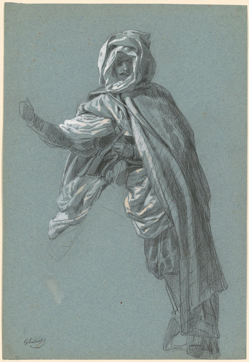 Arabský jezdec na Camelbacku od Hippolyte Lalaisse
