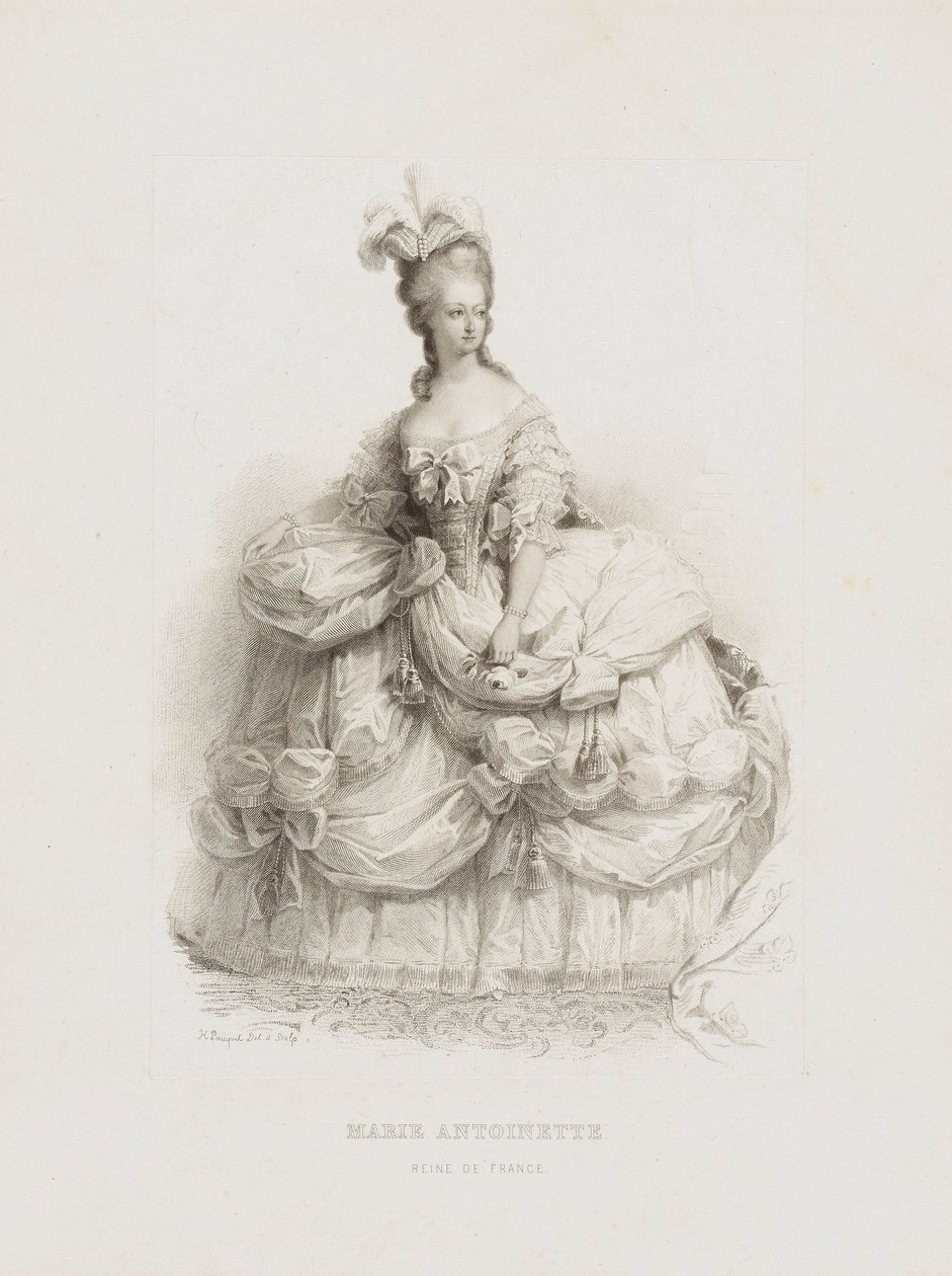 Marie Antoinetta od Hippolyte Louis Emile Pauquet