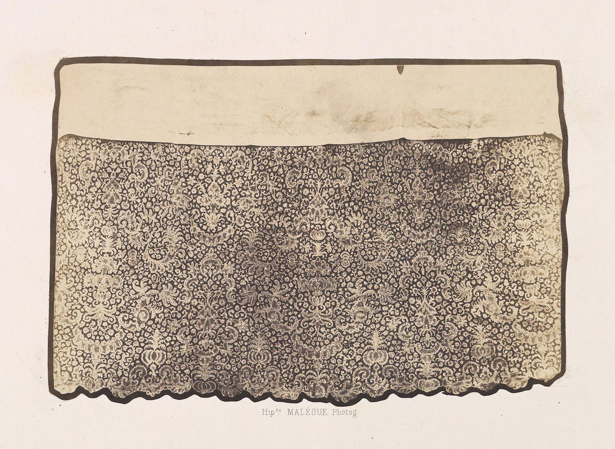 Lace Alb, patřící do kláštera Navštívení, 1857. od Hippolyte Malègue