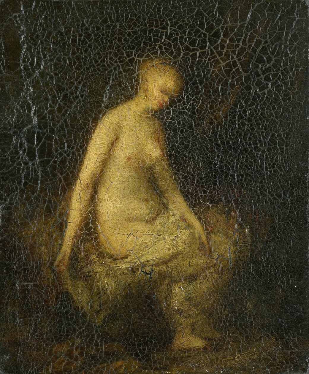 Koupání žena od Hippolyte Michaud