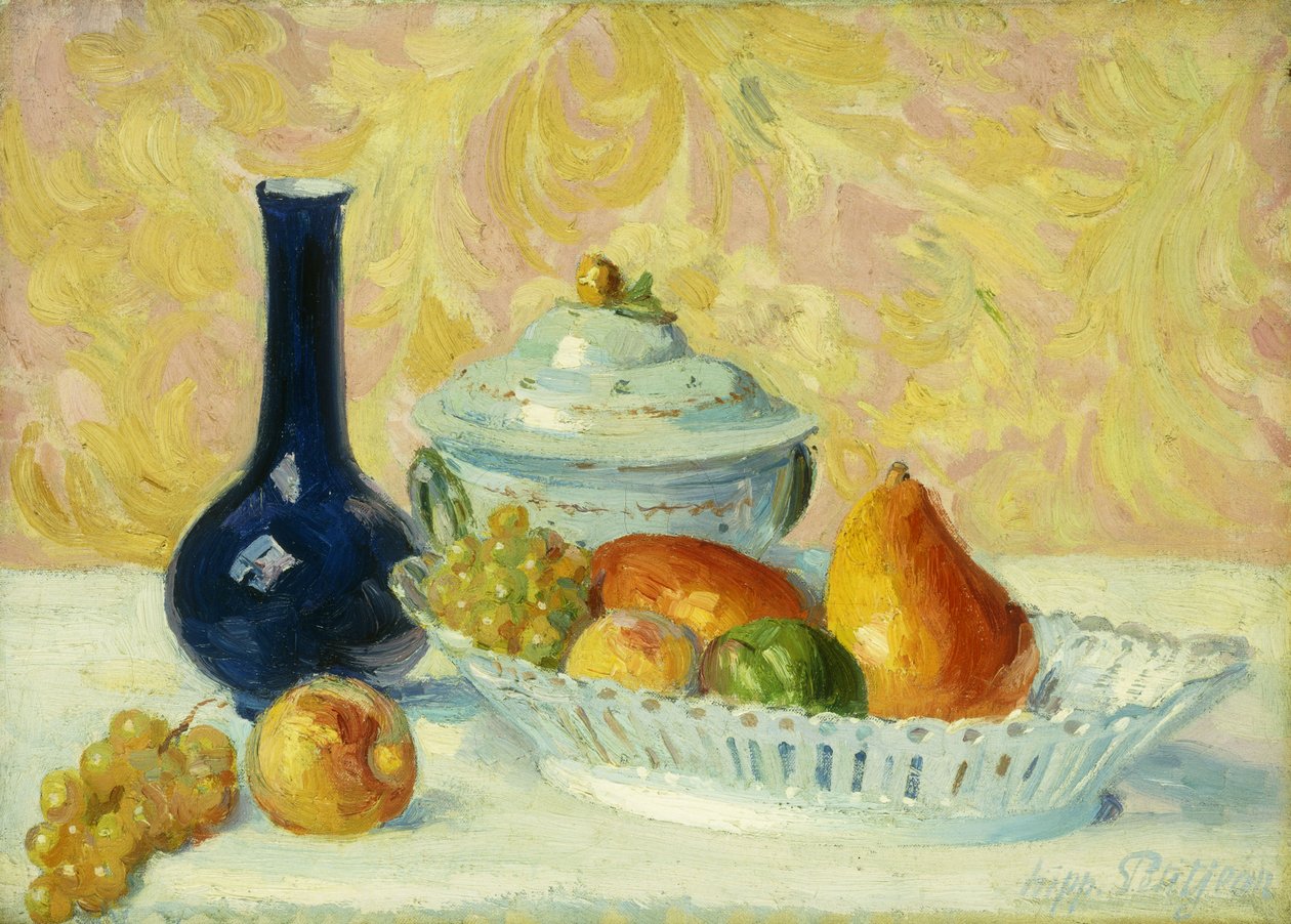 Zátiší s ovocem; Příroda Morte aux Fruits, od Hippolyte Petitjean
