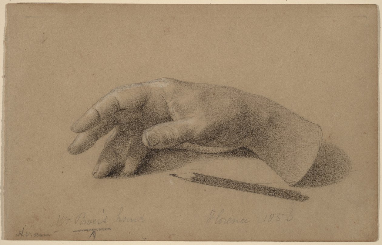 Studie ruky od Hiram Powers