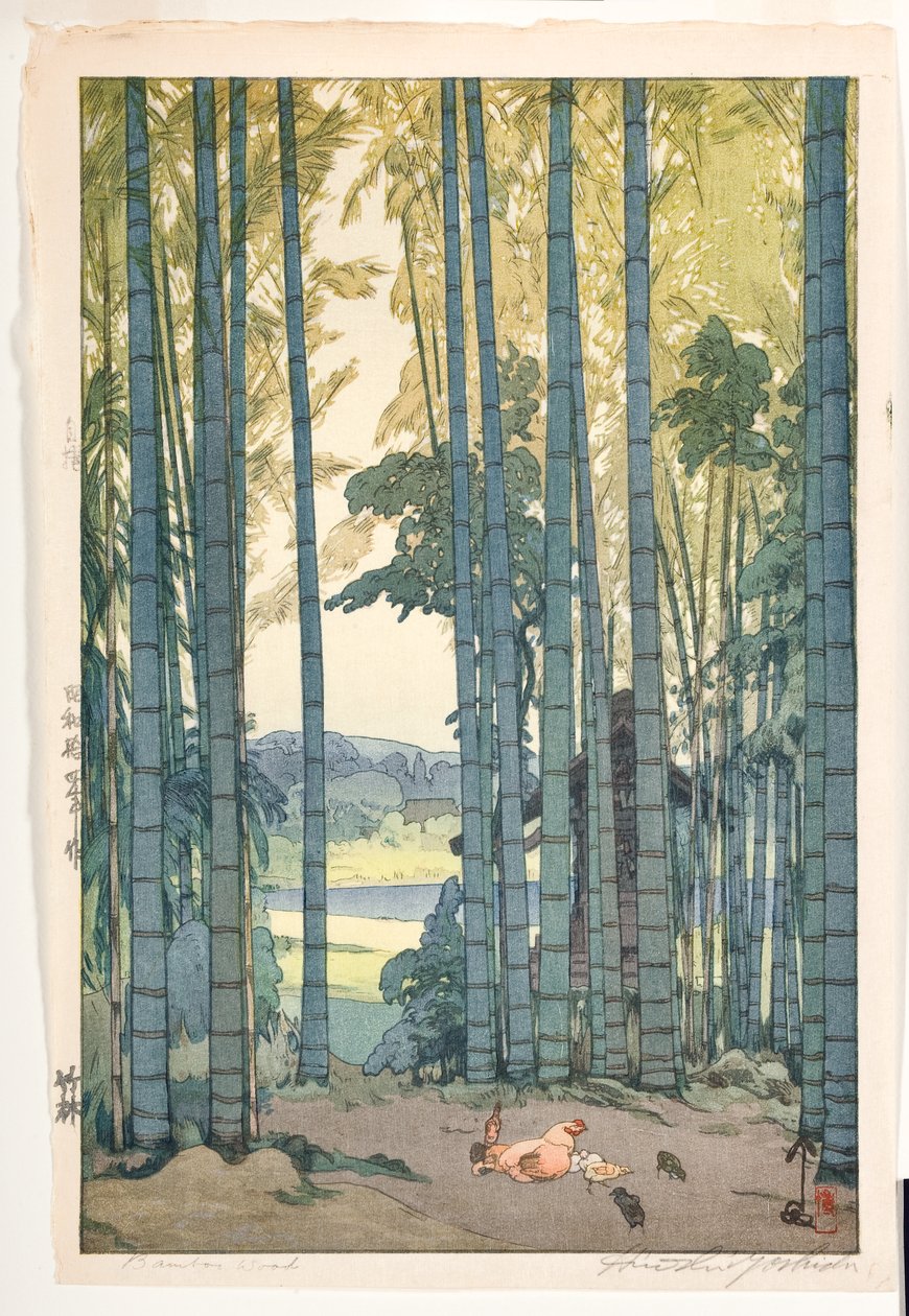 Bambusový háj od Hiroshi Yoshida