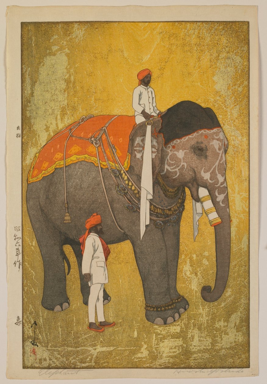 Slon, éra Showa od Hiroshi Yoshida