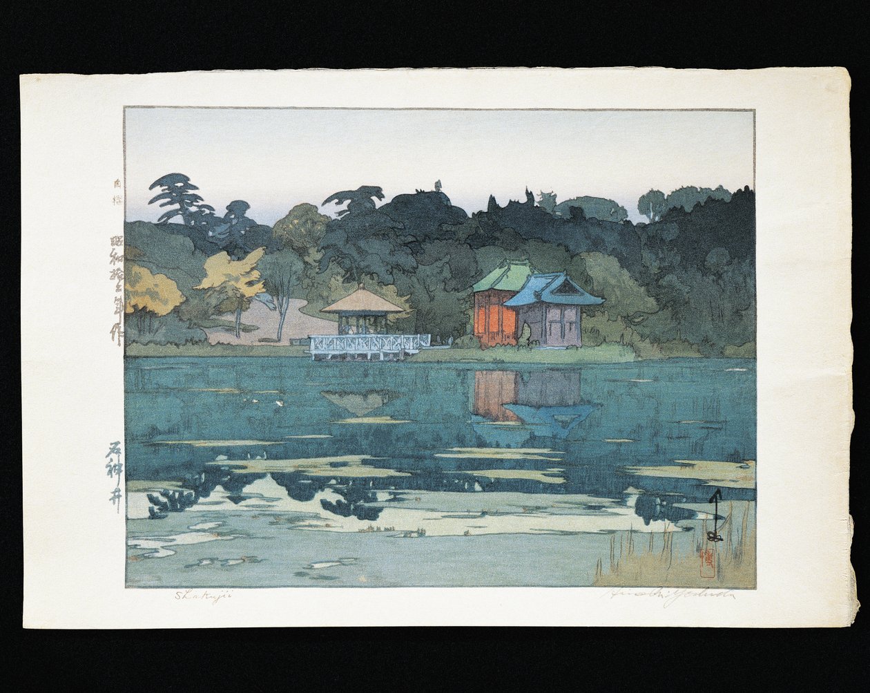 Chrámy na nábřeží od Hiroshi Yoshida