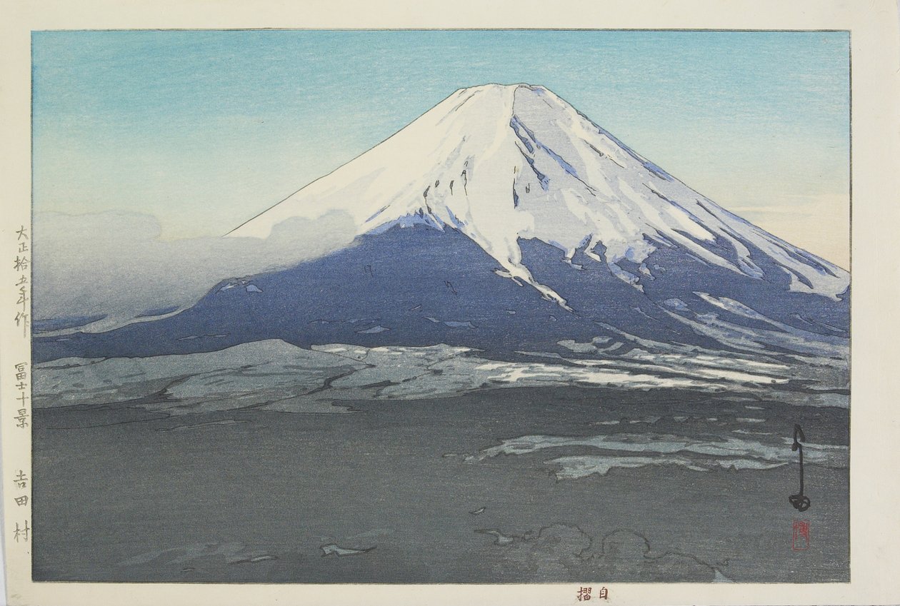 Vesnice Yoshida od Hiroshi Yoshida