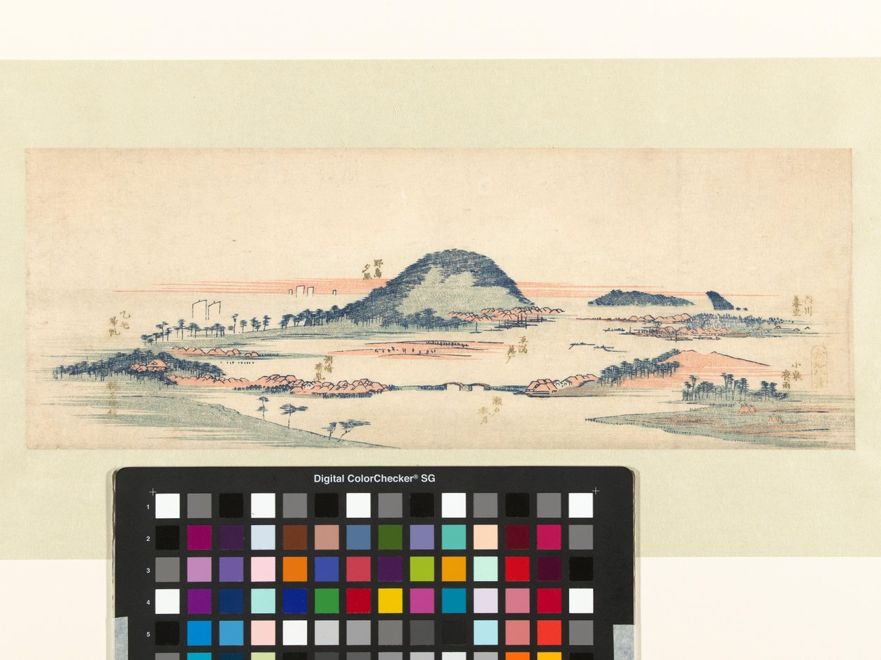Osm pohledů na Kanazawa Kanazawa hakkei (název na objektu) od Hiroshige (I) , Utagawa (attributed to)