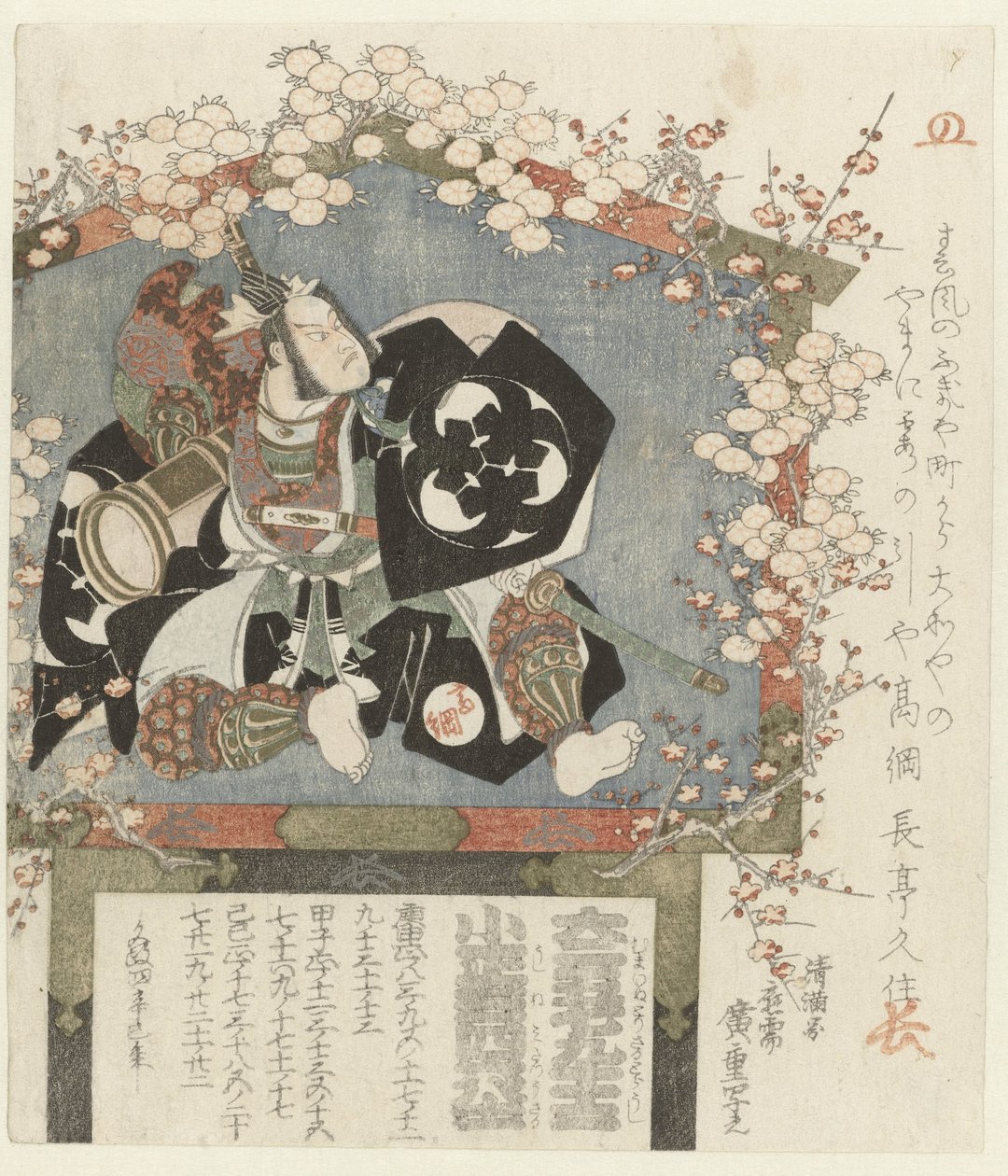 Votiv s portrétem Bandô Mitsugorô III od Hiroshige (I) , Utagawa