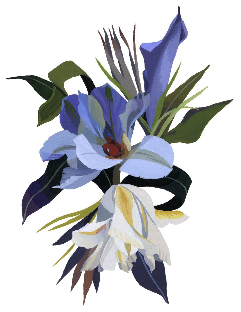 Imaginární květina na motiv tulipánu. od Hiroyuki Izutsu