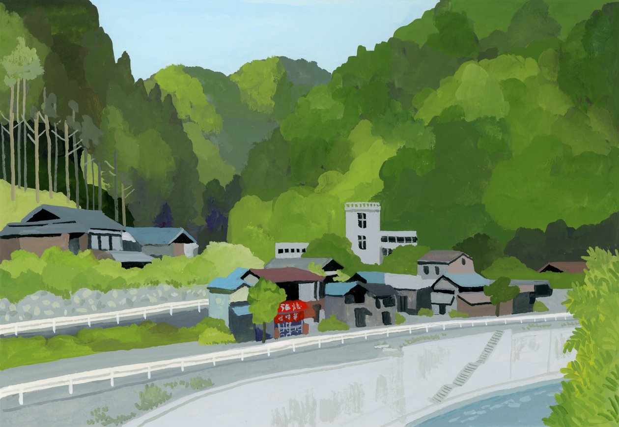 Jídelna v horské vesnici, 2016, od Hiroyuki Izutsu