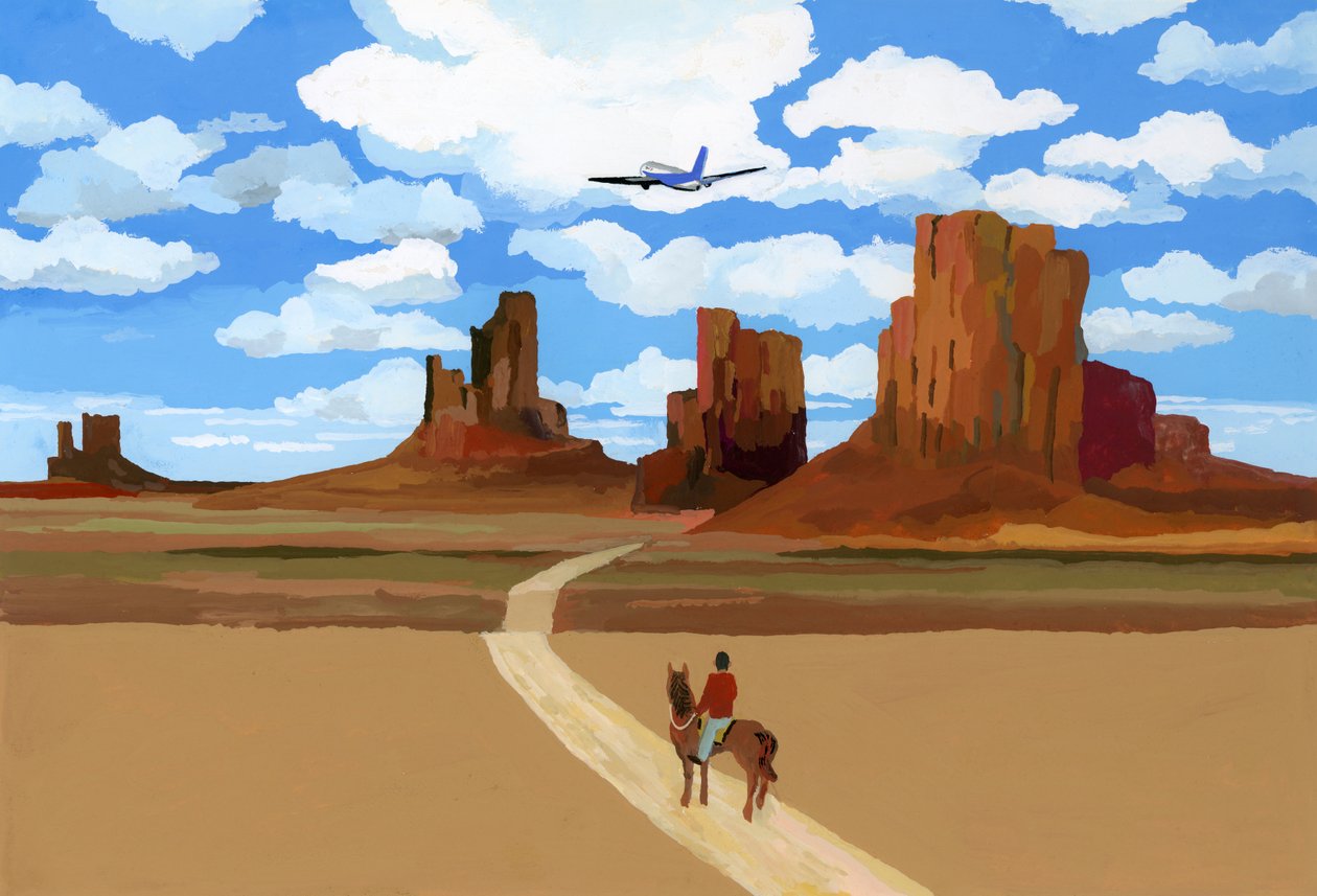 Krajina jako z filmu "Oh My Darling Clementine", 2016, od Hiroyuki Izutsu