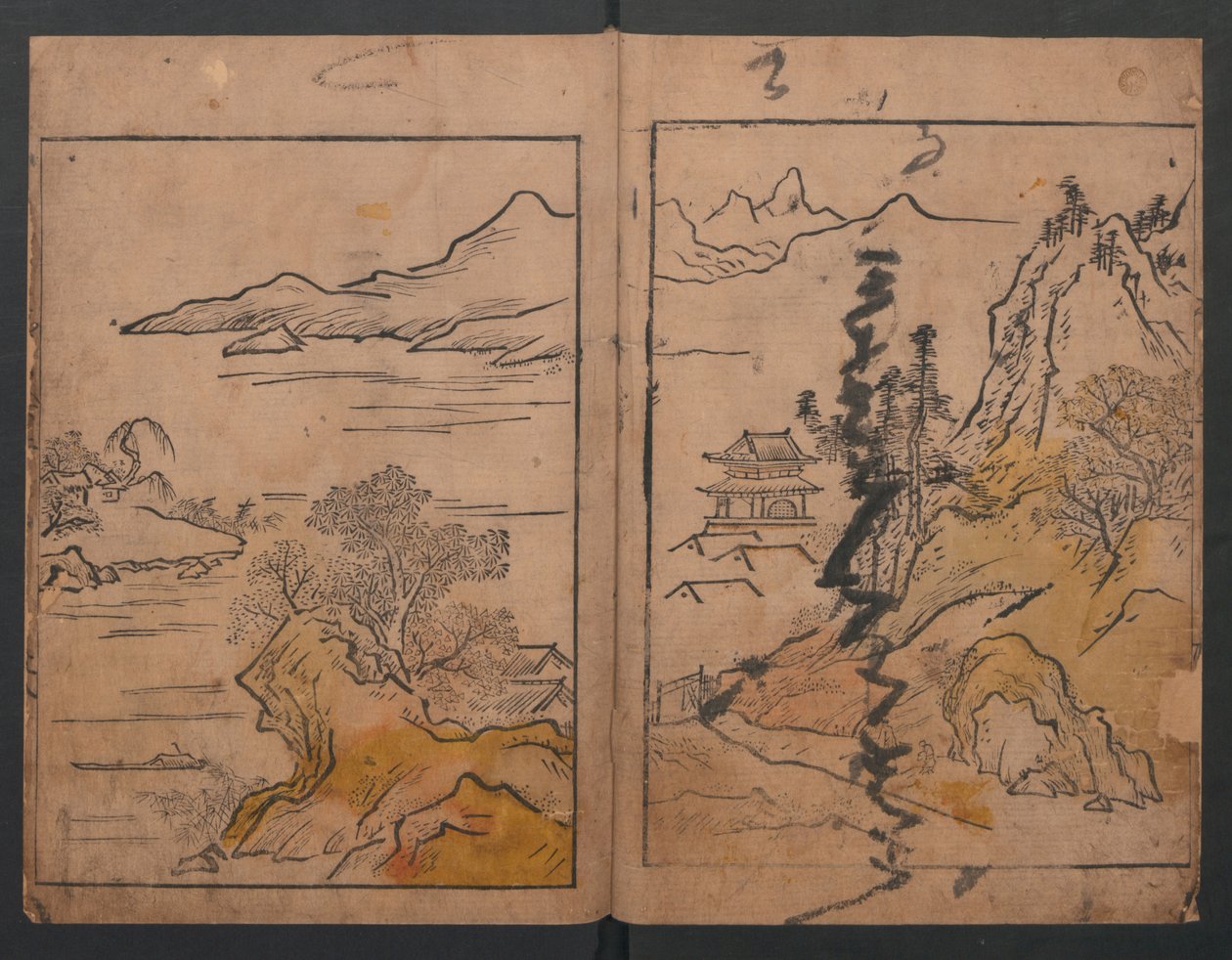 Illustrationen verschiedener Berufe (Wakoku shoshoku e-zukushi) od Hishikawa Moronobu