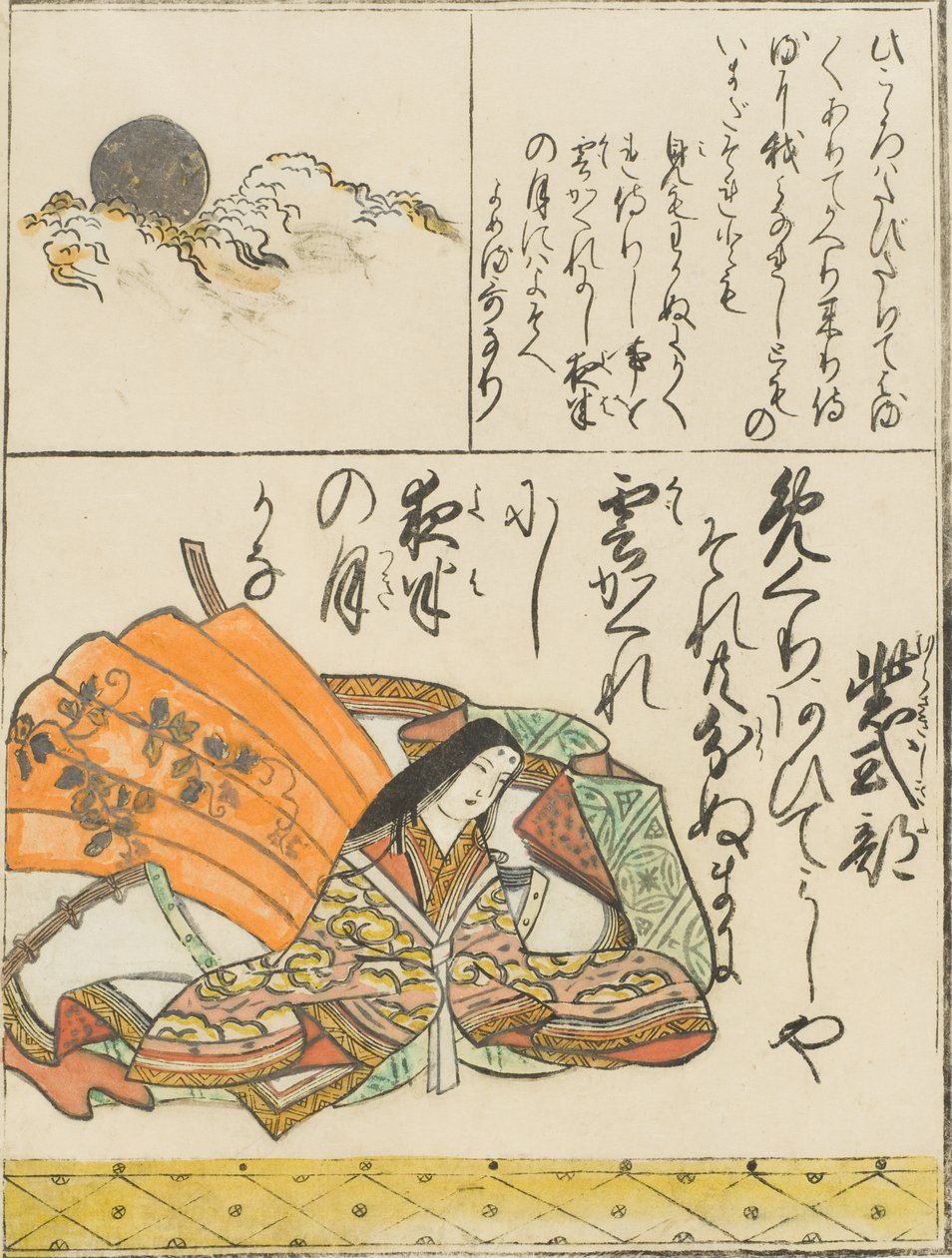 Murasaki Shikibu od Hishikawa Moronobu