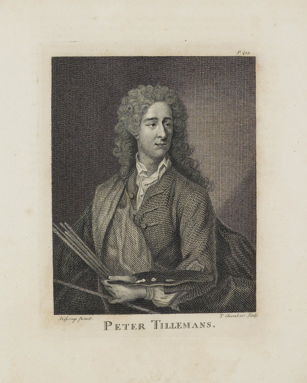 Peter Tillemans, vyryl Thomas Chambars (1724-89), asi 1762 od Hissings