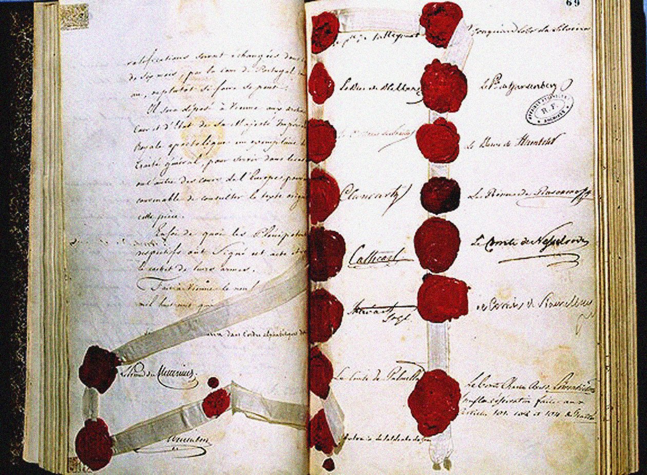 Závěrečný akt Vídeňského kongresu, 9. června 1815 od Historical Document