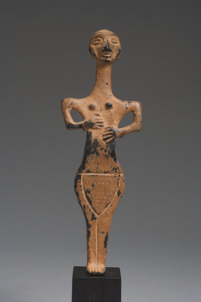 Kanaánská ženská bohyně plodnosti (bronz) od Hittite