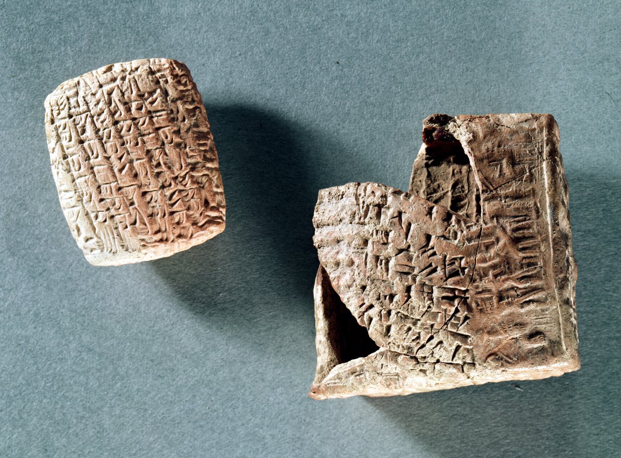 Kappadocký dopis a obálka, z Turecka, 2000-1800 př.nl (keramika) od Hittite