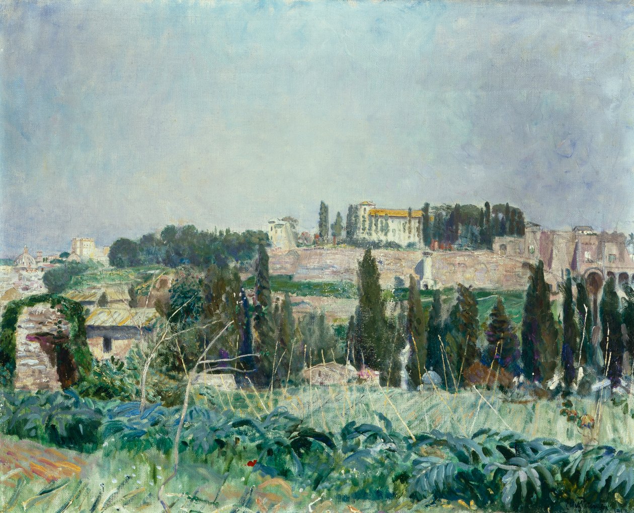 Aventinský kopec od Hjalmer Eilif Emanuel Peterssen