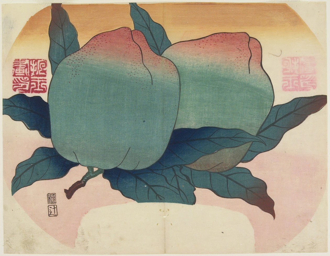 (Ovoce na révě), c. 1830 od Hogyoku