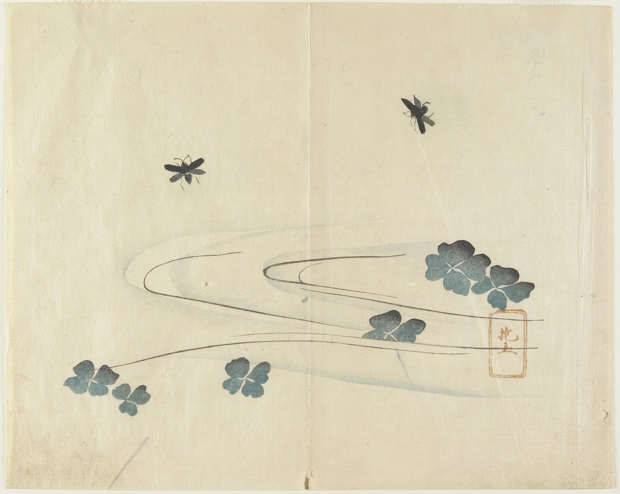 (Hmyz létající nad vodou), c. 1830 od Hogyoku