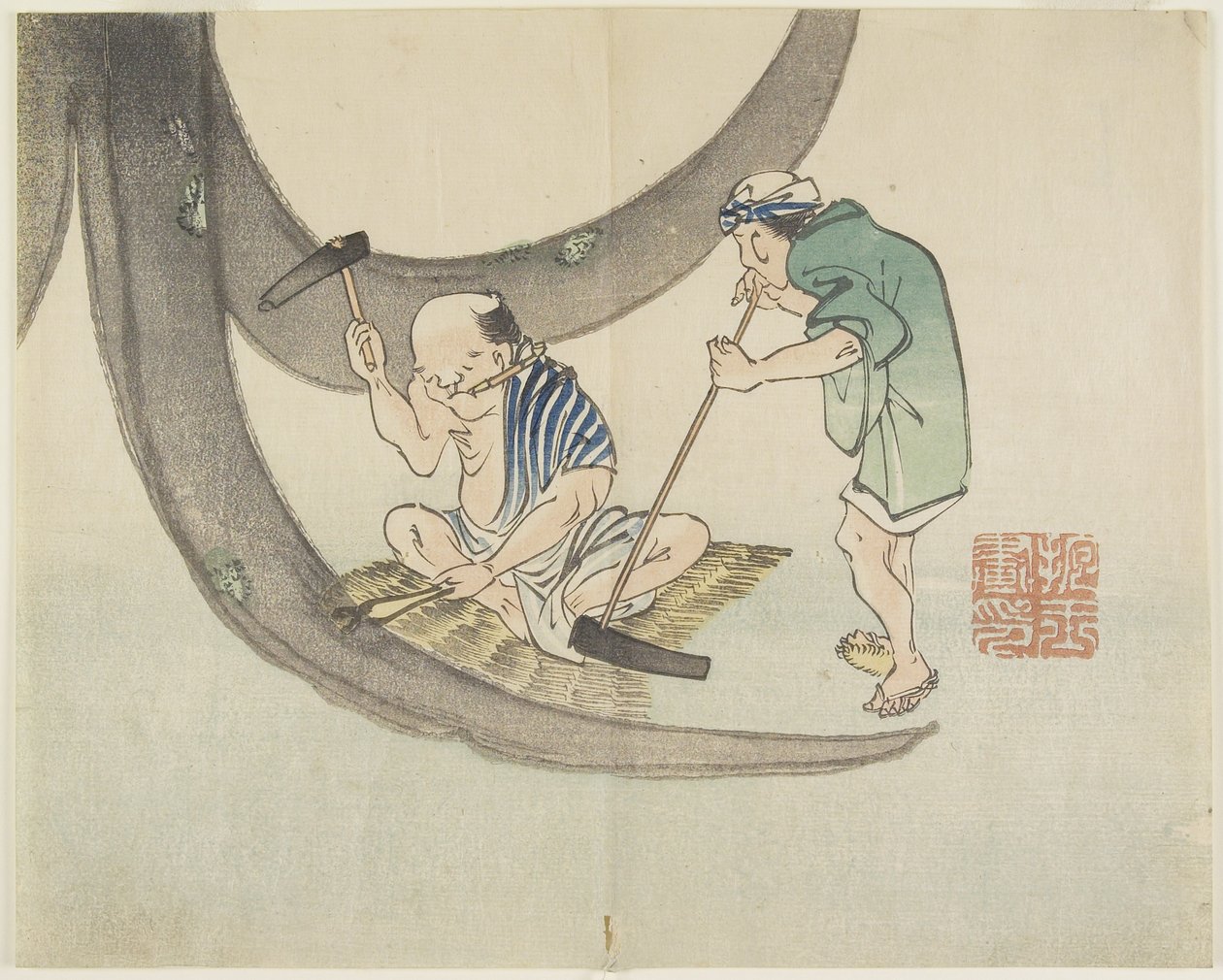 (Oprava lodí), cca 1830 od Hogyoku