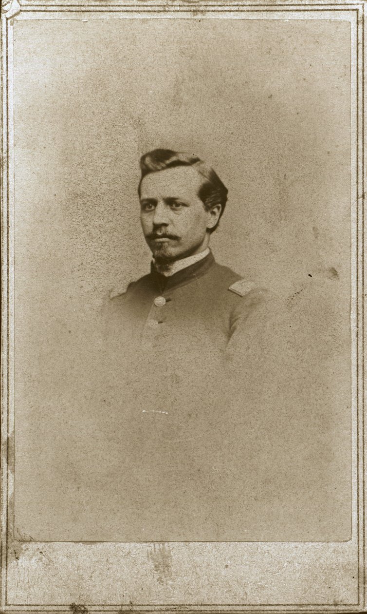 Otto Lademann. (Kapitán, rota F, 3. dobrovolná pěchota Missouri) od Holke and Benecke