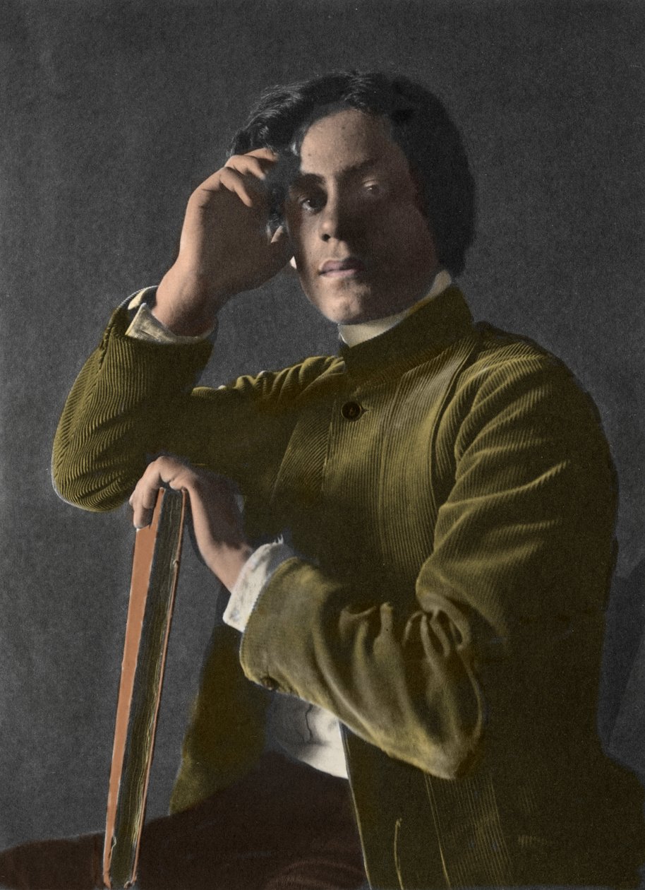 Portrét Gibran Khalil Gibran - 1833-1931 - foto F. Holland Day (1864-1933) - od Holland Fred Day