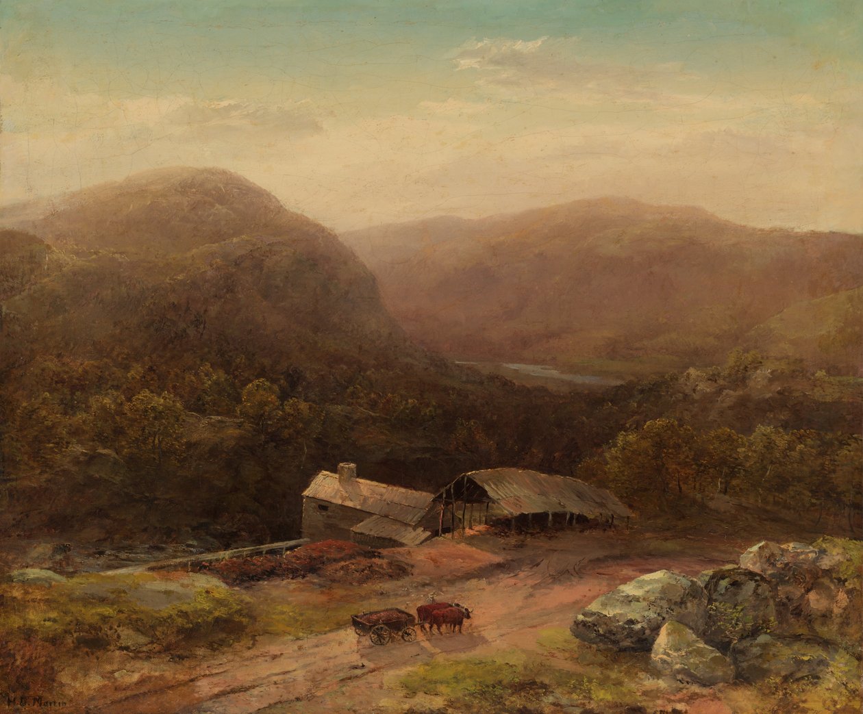 V Housatonic Valley, pozdní 1850. od Homer Dodge Martin